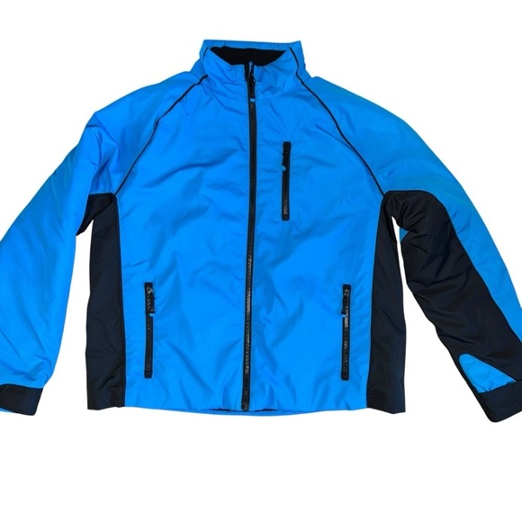 L-RL Lauren Active Ralph Lauren Large Vibrant Blue/ Black Winter Jacket - Picture 2 of 6